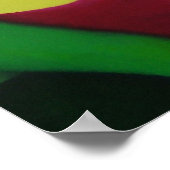 Poster van rode oogbomen (Hoek)