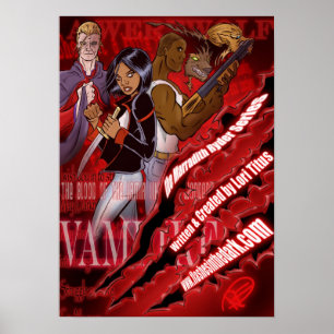 Poster van rode rog