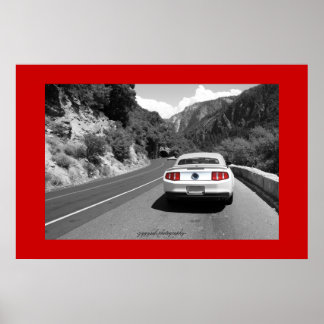 poster van rode yosemite