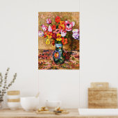 Poster Van Rysselberghe - Tulipes et Nasturtiums (Cuisine)