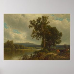 Poster van Scene at Napanoch 1883