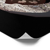 Poster van schedel en slangen (Hoek)