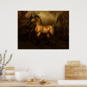 Poster van shikoba buckskin horse (Keuken)