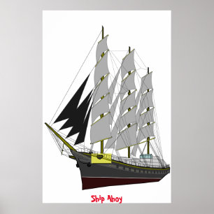 Poster van Ship Ahoy