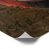 poster van shiraz-wijn (Hoek)