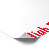 Poster van spitvuur (Hoek)