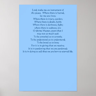 Poster van St. Francis