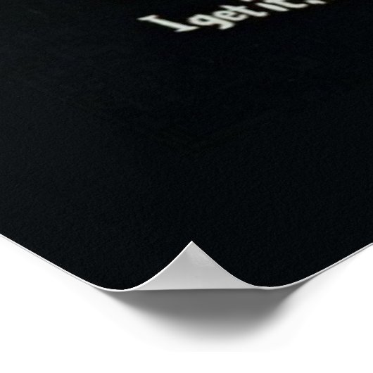 Poster van steenkool Tar Soap (Hoek)