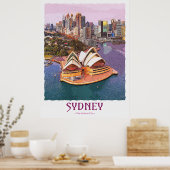 Poster van Sydney (Keuken)