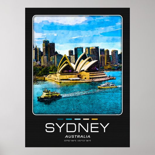 Poster van Sydney (Voorkant)
