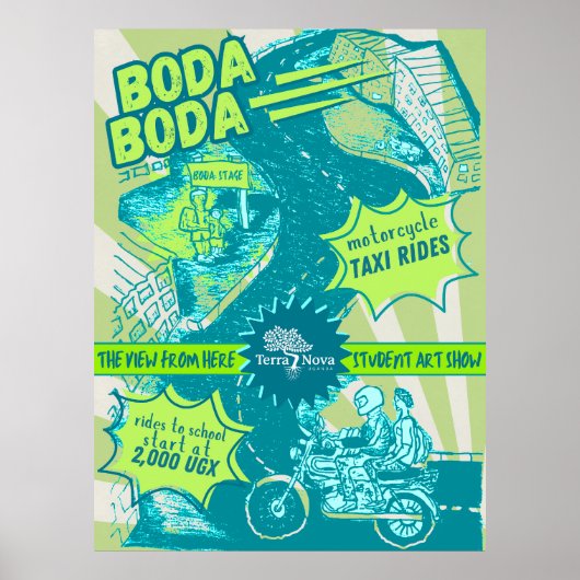 Poster van TNU Boda Boda (Voorkant)