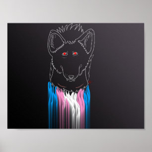 Poster van transmasculine hyena