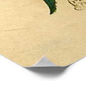 Poster van tropische ananassen (Hoek)