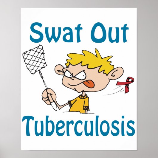 Poster van tuberculose uitputten (Voorkant)