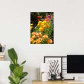 Poster van tuinbouwbloemen (Thuiskantoor)