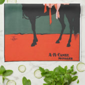 Poster van uitvoerende kunsten Het circusmeisje Theedoek (Gevouwen)