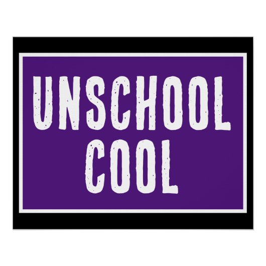 Poster van Unschool Cool Perfect Poster (Voorkant)