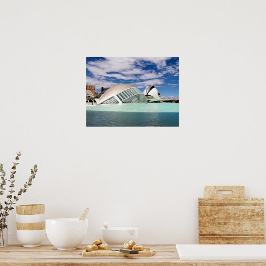 Poster van Valencia. (Keuken)