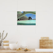 Poster van Valencia. (Keuken)