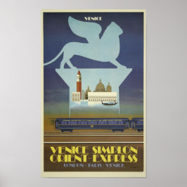  Poster van Venetië Simplon Orient Express