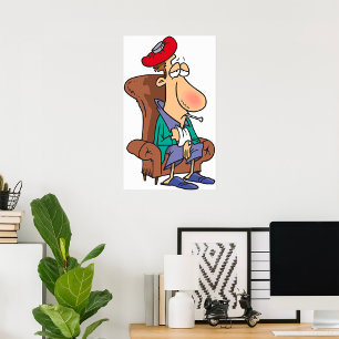 Poster van verdund Man