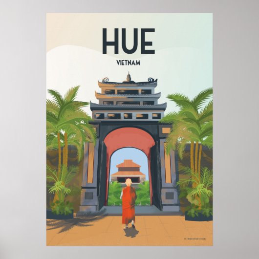 Poster van vietnam vintage (Voorkant)