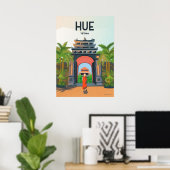 Poster van vietnam vintage (Thuiskantoor)