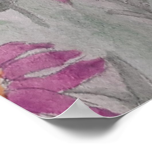 Poster van vlinder (Hoek)