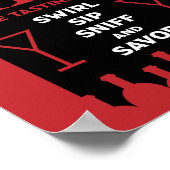 Poster van wijnbroodroosters (Hoek)