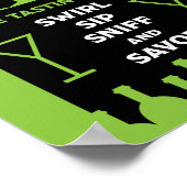 Poster van wijnbroodroosters (Hoek)