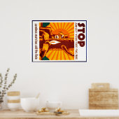  Poster van WPA voor bosbrandpreventie (Keuken)