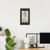 Poster van zijn eigen grave (Thuiskantoor)