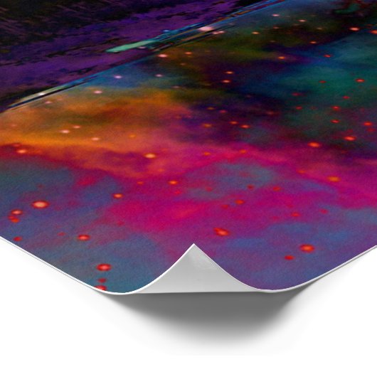 Poster van zuurdromland (Hoek)