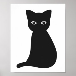 Poster van zwarte katten
