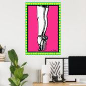 Poster Vana DeVinyl™/Bas et talons hauts (Bureau à domicile)