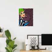 Poster Vana DeVinyl™/Cosmic Swirl (Bureau à domicile)