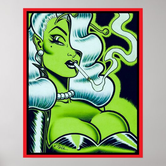 Poster Vana DeVinyl™/Dame dangereuse (Devant)