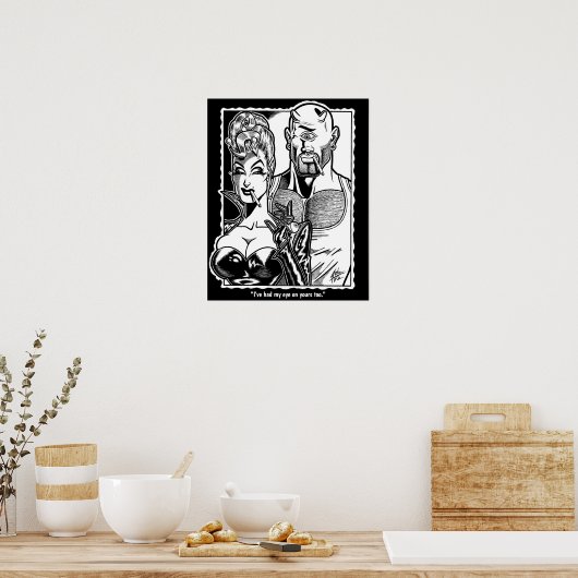 Poster Vana DeVinyl™/Eyeballs (Cuisine)