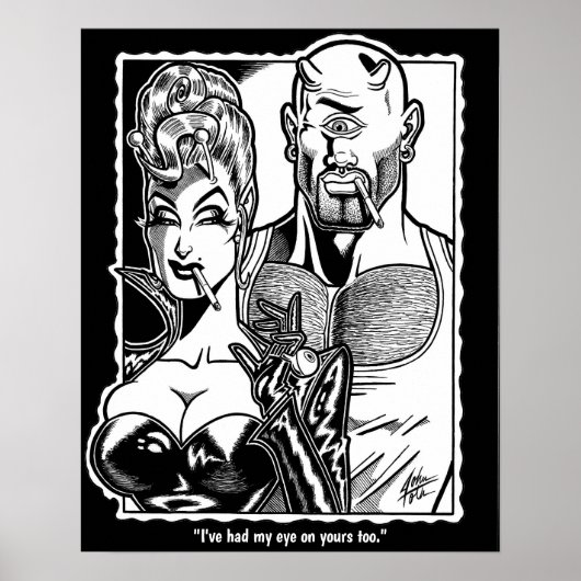 Poster Vana DeVinyl™/Eyeballs (Devant)