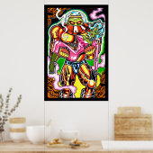 Poster Vana DeVinyl™/Green Skinned/Carried Away (Cuisine)