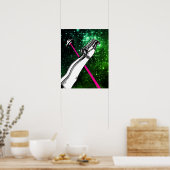Poster Vana DeVinyl™/High Heels in Space (Cuisine)