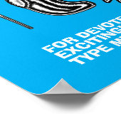 Poster Vana DeVinyl™/Modes Exotiques/Affiche Bleue (Coin)