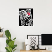 Poster Vana DeVinyl™ : Neo Noir/Embrasser (Bureau à domicile)