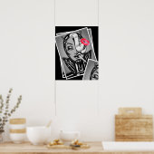 Poster Vana DeVinyl™ : Neo Noir/Embrasser (Cuisine)