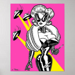 Poster Vana DeVinyl™/OVNI et Glamor