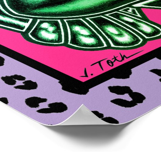 Poster Vana DeVinyl™/Spacesuit en caoutchouc (Coin)