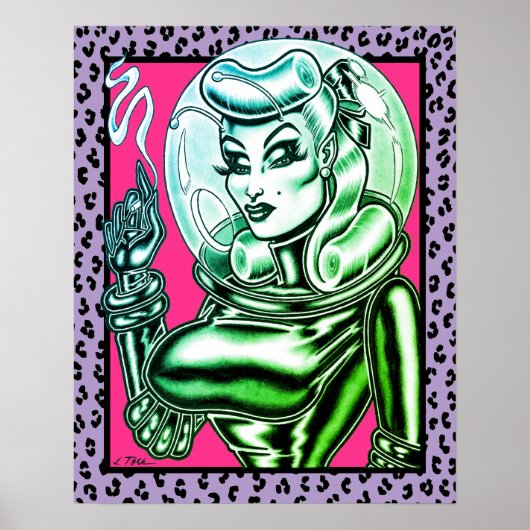 Poster Vana DeVinyl™/Spacesuit en caoutchouc (Devant)