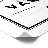 Poster Vancouver (Colombie-Britannique) Carte des villes  (Coin)