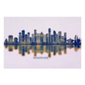 Poster Vancouver Skyline (Devant)
