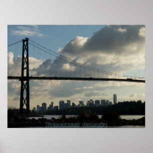 Poster Vancouver Vancouver Lions Gate Souvenir